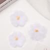 Flores de Gasa de Nieve Multicolores Semiacabadas Estilo Coreano Materiales para Accesorios de Cabello Hechos a Mano DIY Accesorios para Ropa de Niños Zapatos y Calcetines Flores Artificiales