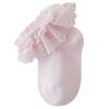 24 calcetines de verano para niños, finos, de algodón peinado, transpirables, con encaje, para niñas, de princesa, para baile, de tubo medio