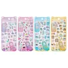 Adesivos de doces 3D fofos e adoráveis com gatos e coelhos, perfeitos para decorar celulares e como recompensas para crianças e meninas; adesivos de cristal