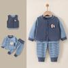 Ropa para Niños Recién Nacidos Ropa y Pantalones de Otoño para el Hogar Niños y Niñas Pijamas de Otoño e Invierno Ropa Interior para Niños Ropa y Pantalones de Otoño