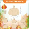 Juego de Carrillón de Viento de Otoño Transfronterizo Manualidades de Madera para Niños Colgantes de Carrillón de Viento de Animales Hechos a Mano para Niñas y Niños