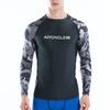 Traje de Buceo Submarino, Traje de Surf, Traje de Baño Deportivo de Manga Larga para Fitness, Traje de Surf de Secado Rápido con Protección Solar, Traje de Baño Estilo Carrera