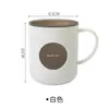 Vaso para enjuague bucal de doble capa de color contrastante para baño del hogar Estudiantes con asa Lindas tazas de pareja Resistente a caídas Lavable Taza portacepillos de dientes