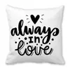Feliz Día de San Valentín Feliz Funda de Almohada Piel de Durazno Funda de Almohada Plataforma Transfronteriza Suministro de Fábrica zxt561