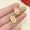 Colgante Zhaocai Nafu Accesorios de Aleación de Zinc Pulsera Tejida a Mano DIY Accesorios de Joyería para Pulsera Material Colgante Pequeño