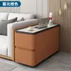 Armário Lateral para Sofá de Sala de Estar, Aparador com Sensação de Luxo Leve e de Alta Qualidade, 30cm de Largura, Armário Lateral Ultra-Estreito Pequeno, Mesa Lateral Moderna Simples