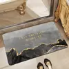 Alfombra de Piso para Sala de Estar Estilo Retro de Lujo Ligero, Alfombra Antideslizante Impermeable y a Prueba de Aceite para Cocina, Alfombra Suave para Mesita de Noche de Dormitorio