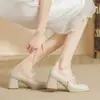 Populares zapatos Mary Jane para mujer, nuevo estilo otoño 2026, tacones altos de plataforma de hada, suela suave, elegantes zapatos de dama de honor