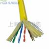 Cable de red de poliuretano PUR8 de núcleo anti-agua, 24AWG, estanco, flotabilidad cero, cable de video flotante para monitoreo de ROV submarino