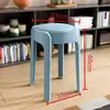 Taburete Tornado para Uso Doméstico, Taburete Molino de Viento con Funda Suave, Taburete Redondo Apilable para Dormitorio y Sala de Estar, Taburete Tornado de Lujo Ligero y Sensación de Alta Gama