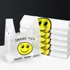 Bolsas de Plástico con Cara Sonriente, Bolsas Transparentes Comerciales para Llevar Comida, Bolsas de Compras Tipo Tote, Bolsas de Conveniencia, Bolsas de Chaleco al por Mayor