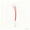 Cable de Alimentación Móvil, Cable Plano Tres en Uno, Cable de Carga V8, Cable para Power Bank, Carga Bluetooth Micro USB, 3 en 1