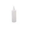 Botella transparente de 500 ml con pico fino para apretar, botella para pigmentos, suplementos, reactivos, muestras, cuidado de la piel