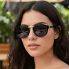 Gafas de sol retro estilo Y2K de moda para influencers, Gafas de sol simples y a la moda con protección solar para mujer, Moda transfronteriza