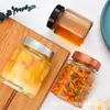 Tarro Hexagonal de Miel de Alta Capacidad, Tarro para Nido de Pájaro, Tarro Cuadrado de Vidrio para Chile, Venta al por Mayor de Fabricante, Tarro para Verduras Encurtidas Caseras, Tarro de Vidrio
