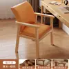 Cadeira de Madeira Maciça, Cadeira com Encosto, Banqueta de Estudo, Apoio de Braço, Cadeira de Escritório, Cadeira de Chá, Cadeira de Jantar para Sala de Estar, Cadeira de Estudo para Escritório para Longa Permanência