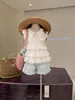 Comercio Exterior Ropa Infantil Camisas para Niñas 26 Nuevo Estilo de Verano Camisas para Niños Pequeños Estilo Coreano Estilo Princesa Chaleco de Encaje Tipo Pastel Tops