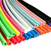 Garrafa Copo de Silicone Macio Colorido Tubo com Canudo Multicor Resistente a Altas e Baixas Temperaturas Tubo para Máquina de Café Tubo de Silicone Transparente Inodoro