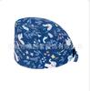 Gorro quirúrgico estampado de algodón puro para hombres y mujeres, gorro de quirófano de hospital, gorro fino de enfermera estomatóloga