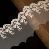 Duolong Novo Tecido de Renda Bordada em Renda Floral Larga Bordado Computadorizado Acessórios para Vestuário Fabricante Atacado