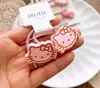 Lindo Set de Accesorios para el Cabello de Gatito Rosa, Dulce y Adorable para Niñas, Incluye Gomas para el Cabello, Pinzas de Pato y Pinzas para Flequillo