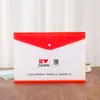 Bolsa para archivo A4 personalizada Bolsa para archivo PP transparente esmerilada Color personalizado A5 Bolsa para exámenes de estudiante de dibujos animados Impresión de LOGOTIPO
