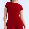 Dfyne Roupa de Yoga Leve Transfronteiriça T-shirt Sem Costura de Alta Elasticidade Top Esportivo para Corrida para Mulheres