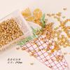 Colar de Ouro Verdadeiro 18K Corrente de Cauda Estendida Fecho Lagosta Pulseira Feita à Mão Acessórios para Colar DIY Corrente Ajustável