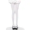 Medias de terciopelo estilo JK japonés 120D Gruesas Blancas Leggings Versátiles Anti-enganches Alta Elasticidad Talla Grande Leggings Negros Gruesos