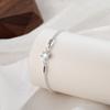 Pulsera de Amor Gestle de Piedra Lunar Colorida Fantasma Dulce Francesa de Alta Gama Pulsera de Circonitas Estrellas Brillantes para Mujer