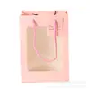 Bolsas Transparentes para Ramos Listas para Usar con Ventana, Bolsas de Mano para Flores, Bolsas de Regalo para Fiestas, Bolsas de Empaque de Recuerdo de Boda, Bolsas Transparentes Festivas con Ventana