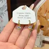 Pendientes de Botón de Circonita con Diseño de Gota de Agua Sencillo y de Nicho para Mujer, Nueva Moda con Aspecto de Alta Gama, Temperamento de Lujo Ligero, Joyería para Orejas Versátil