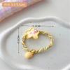 Estrella de Mar Rubor Amarillo Lindo Horquilla para el Cabello de Niña Clip Pico de Pato Horquilla Lateral para Cabello Roto Juego de Accesorios para el Cabello DIY Regalo Dulce
