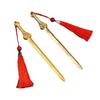 Latón Tianshi Taiji Espada Sólida Beidou Siete Estrellas Muebles Sala de Estar Escritorio Adornos de Cobre Artesanías Nuevo Chino Taoísta