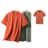 Nueva camisa polo antibacterial de 40 hilos, 220 gramos, Sorona 7A para hombre, ropa de trabajo de alta gama con bordado de logotipo personalizado