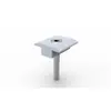 Soportes de energía verde, accesorios de instalación de soportes fotovoltaicos, bloques de presión de aleación de aluminio, paneles solares con presión lateral media