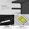 Tubo Cuadrado Luz Tira de LED Tubo Cuadrado de Aluminio Luz Especial Rejilla de Techo Comercial Súper Brillante Gimnasio Oficina Luz Colgante