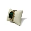 Almohada de PU con Flocado para Reloj, Accesorios de Exhibición de Joyería, Almohada Pequeña, Soporte de Exhibición para Mostrador, Pulsera, Pulsera, Adorno