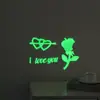 Adesivo de Parede Luminoso Personalizado Decoração de Quarto Infantil Adesivo de Porta e Janela Festa de Ação de Graças Brilhante Transfronteiriça Adesivo Fluorescente para Geladeira