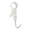 Gancho con hebilla giratoria para el hogar para barras de tubería redondas, gancho deslizante para cocina y baño, perchero portátil sin taladro
