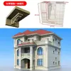 Molde de Suporte de Viga Novo Estilo Chinês Suporte de Beiral de Villa Modelo de Perna Coluna Romana Suporte de Viga Linha de Beiral Molde Integrado Conjunto Completo