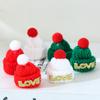 Suministro en stock lana tejida sombrero de Navidad mini sombrero de juguete accesorios para sombrero sombrero mini DIY