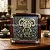 Animales del Zodiaco Adorno en Relieve de Oro Puro 999 Nuevo Estilo Chino Retro Pintura sobre Placa de Cobre Escritorio de Oficina Decoración del Hogar Artesanía Regalo