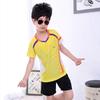 Nueva llegada ropa de bádminton para niños camisa de manga corta ropa de bádminton ropa de entrenamiento para competencia venta al por mayor en stock 5066