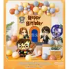 Set de Globos de Cumpleaños Más Vendido Transfronterizo Decoración para Fiesta Temática Miércoles Juguete de Dibujos Animados para Niños