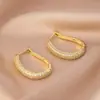 Brincos de Argola Grandes, Vários Estilos Recomendados, Sensação Leve de Luxo de Alta Qualidade, Novos Brincos de Cobre para Mulheres, Joias Vintage, Transfronteiriços Europeus e Americanos