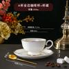 Taza y platillo de café de porcelana china de estilo europeo, taza de café de cerámica de Phnom Penh, juego de té de la tarde, logotipo personalizable