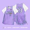 Nuevos Uniformes de Baloncesto para Niñas, Conjuntos de Manga Corta Falsos de Dos Piezas, Uniformes de Competición Estudiantil, Maillots de Verano Transpirables de Secado Rápido, Personalizados