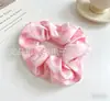 Elásticos de Cabelo Xadrez de Alta Elasticidade Transfronteiriços, Scrunchies Trevo para Rabo de Cavalo, Faixas de Cabelo de Tecido, Venda Direta de Fabricantes para Barracas de Mercado