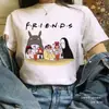 Totoro Studio Ghibli Harajuku Kawaii Camiseta Mujer Ullzang M